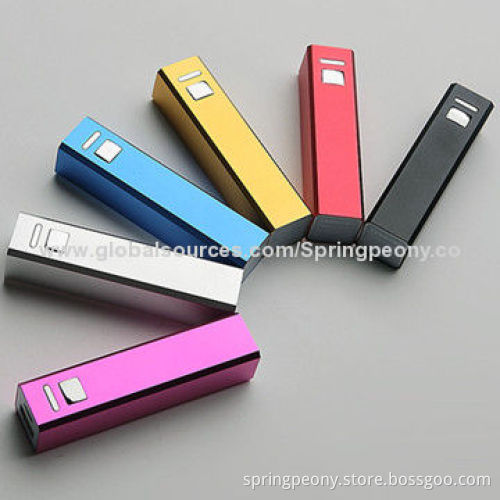 Travel 2,200mAh Mobile Power Bank with 5V DC/0.6A Input
